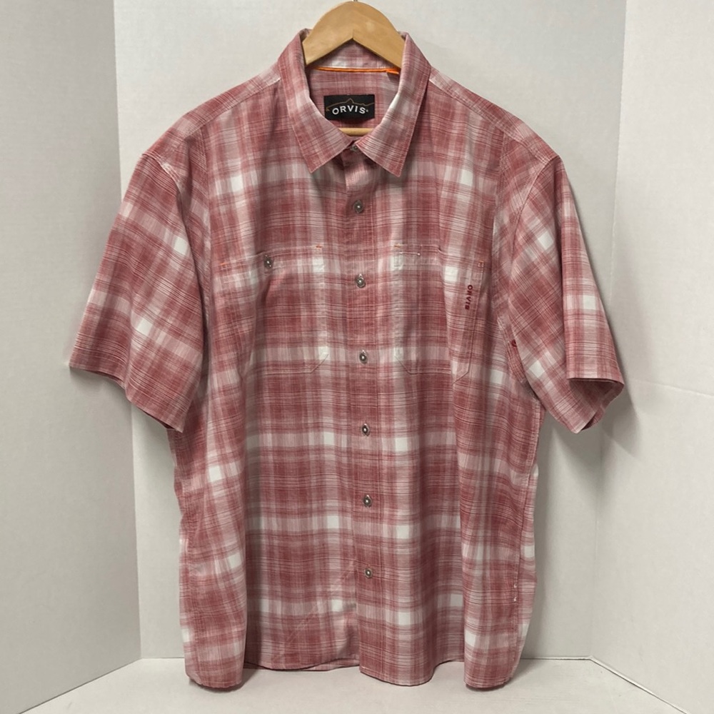 Orvis wrinkle free!, wash and wear button up shirt.